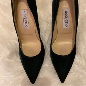Green Jimmy Choo Stilettos